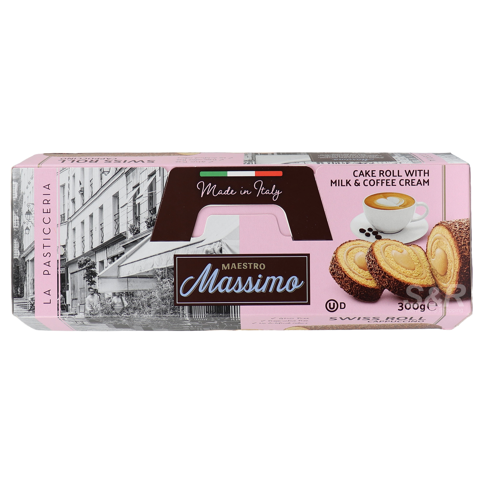 Massimo Swiss Roll Cappuccino 300g Massimo Swiss Roll Cappuccino 300g